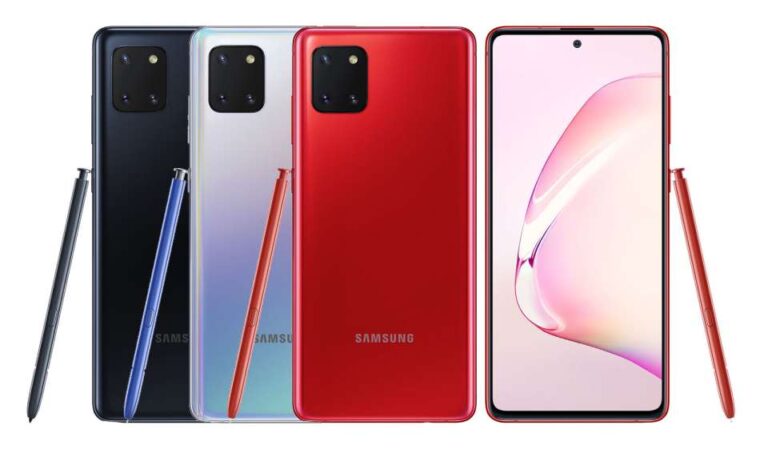 Leaked Were The First Images of The Samsung Galaxy Note 10 Lite